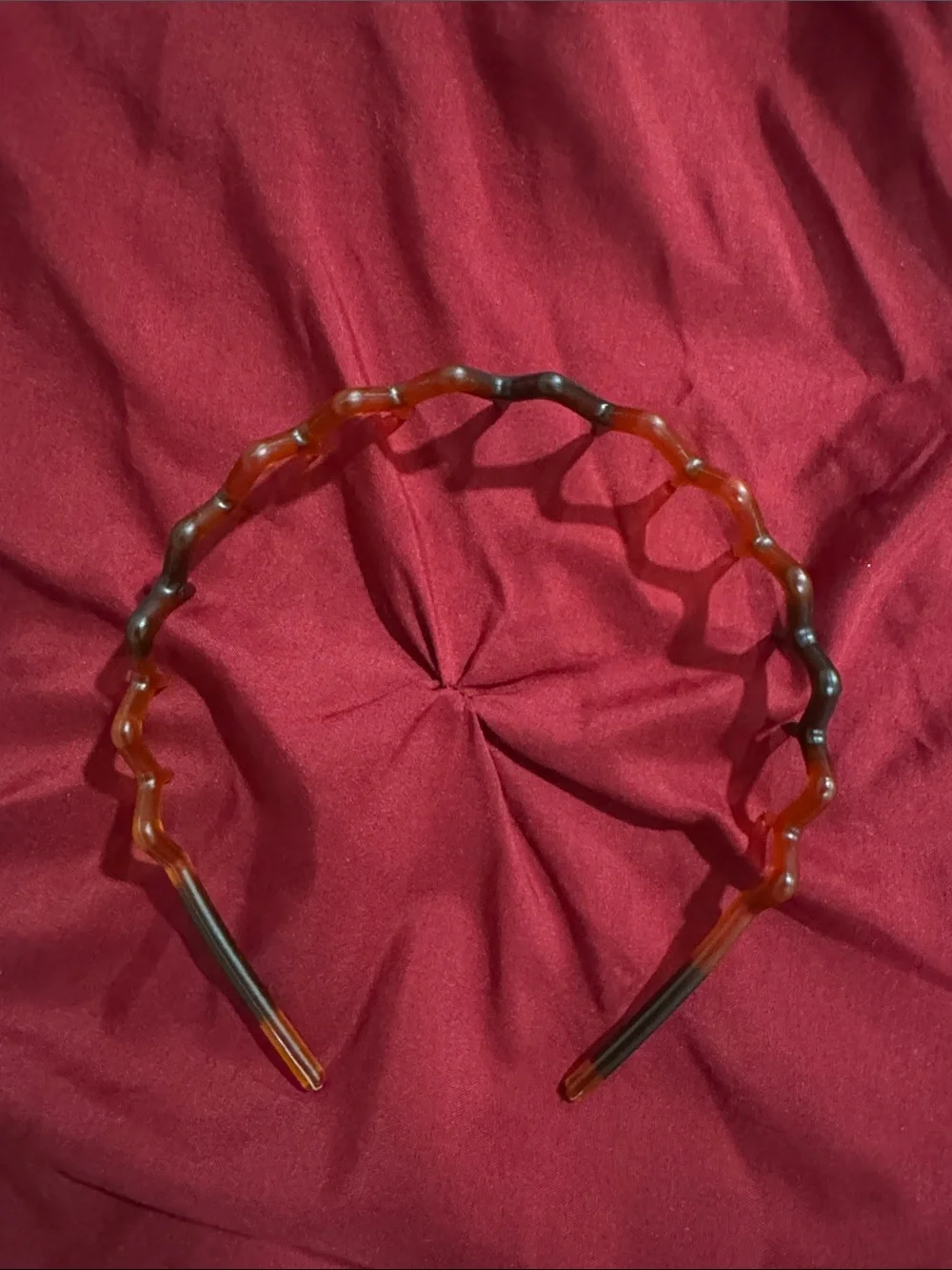 Amber and Black Zigzag Headband